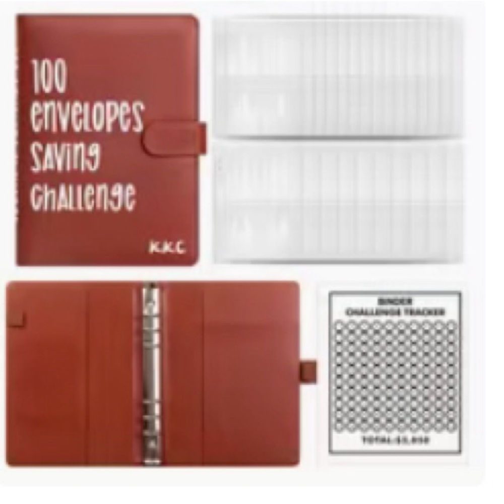 100 Envelope Savings Challenge & Pen Wrap Handcrafted Fashion unbranded random - Picture 12 of 14